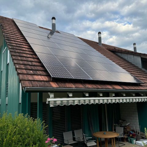 Fertige Meyer Burger Solaranlage