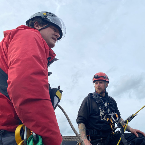Solaranlage Experten an der Arbeit