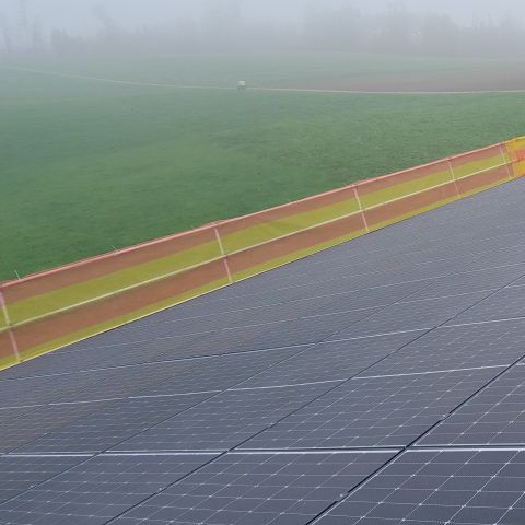 Solardach Arbeiten