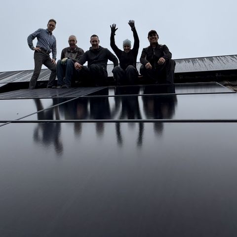 Solardach Arbeiten