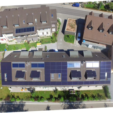 Solaranlage von oben